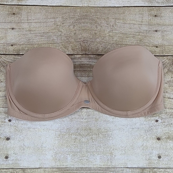 Calvin Klein Strapless Underwire Push Up Bra
